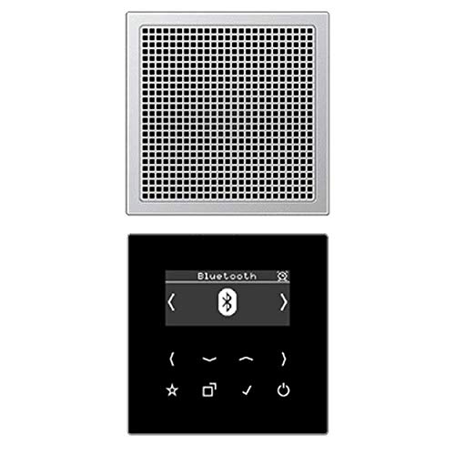 Radio DAB+ Bluetooth Kit Mono S JUNG LS Aluminium encastrable