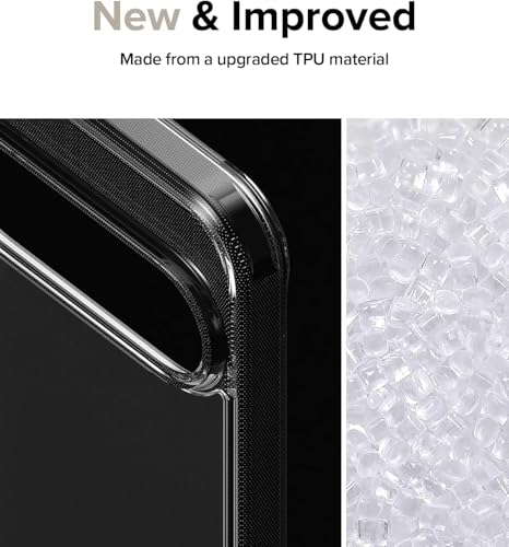 Image of REALCASE Silicone Google Pixel 9 Pro 5G Back Cover Case, Scratch Resistant Protective Crystal Clear Transparent Shock Proof Bumper Back Cover Case for Google Pixel 9 Pro 5G