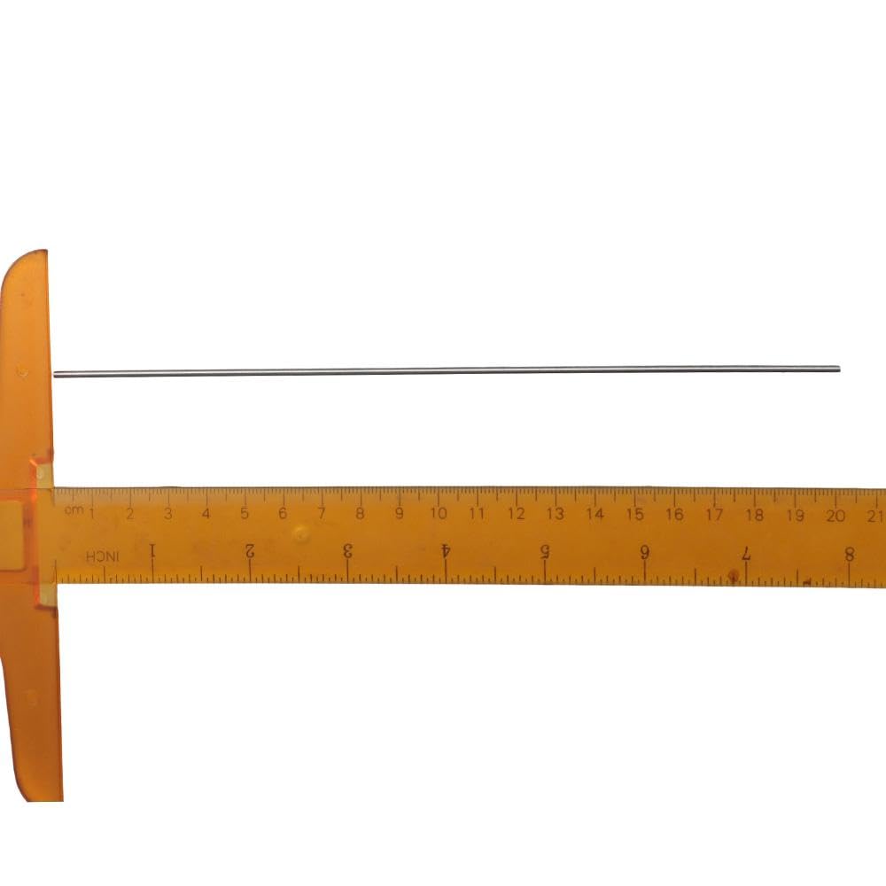 HSS Lathe Bar Stock Tool 5Pcs 2mm Practical Silver Miniature Axle Portable Round Steel Rod Boring Machine Turning