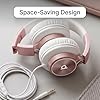 ARTIX CL750 Wired Headphones with Mic — Noise Isolating On-Ear Headphones for Computer and Laptop Wired, Plug in Corded Headphone with Wire (Foldable, Aux Jack 3.5mm) #5