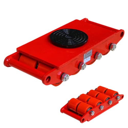 Mover De Maquinaria - Roller De Movimiento De Máquinas, Patín De Transporte De Equipos | Patinería De Maquinaria Mover De Carga | Maquinaria Skate dollyy 8t/12t/15t Motor De Maquinaria Skate Skate Dol