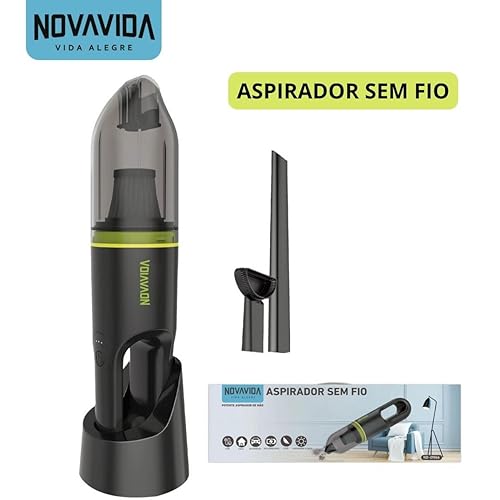 Aspirador de Pó Portatil sem Fio De Mao Recarregavel Carro Casa