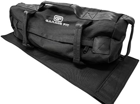 Sandbags for Fitness with Fabric Handles- Weighted Power Training- Heavy Duty Cordura Construction- 8 Gripping Handles- Adjustable Exercise Sandbags- Best Workout For Raw Power, Balance & Control