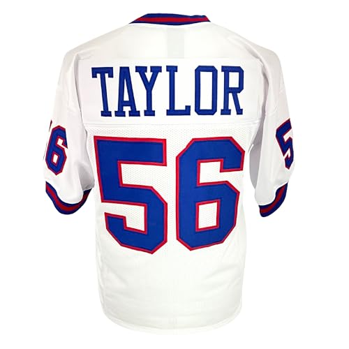 Lawrence Taylor Jersey White New York Unisex Unsigned Custom Sewn