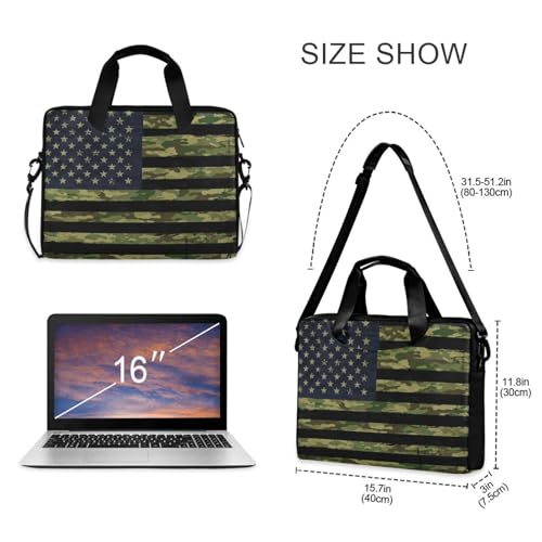 Maletín para portátil 13-15.6 pulg ALAZA camuflaje miniatura 5
