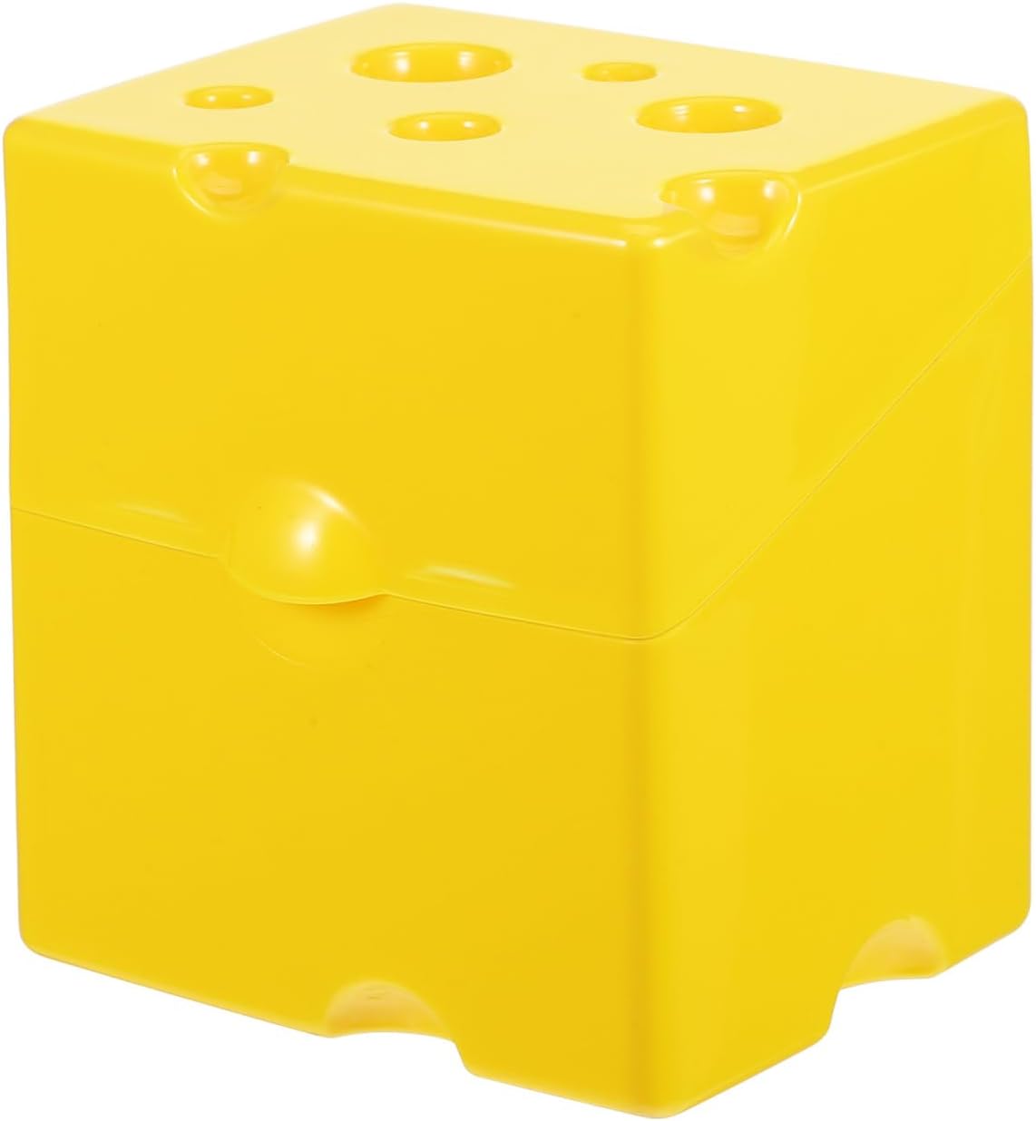 Alipis Cheese Slice Holder Sliced Cheese Storage Container for Refrigerator Container for Refrigerator with Flip Lid Keeper for Fresh Storage 4.13 X 3.93 X 3.14 in