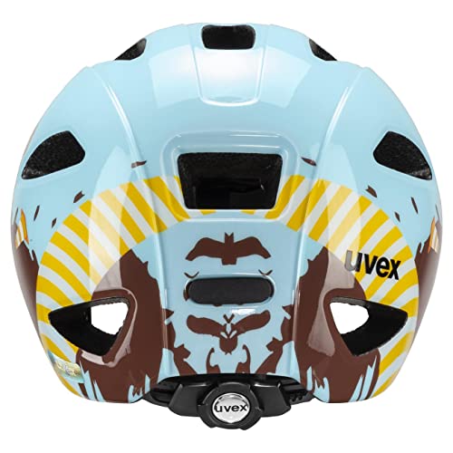 uvex Oyo Style - Lightweight Kids Bike Helmet for Children - Individual Fit - Upgradeable with an LED Light - Digger Cloud - 45-50 cm - Image 4