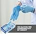 Liberty Safety DuraSkin T2010W Nitrile Disposable Gloves, 3.5 Mil - Blue, Large | Powder-Free, Micro-Textured, Industrial Grade | for Janitorial, Cleaning, Manufacturing (Box of 100)