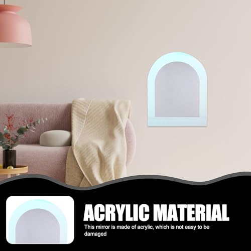 Miroir acrylique étanche et résistant facile à nettoyer pour salle de bain