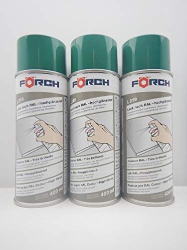 FORCH TÜRKISGRÜN GRÜN TÜRKIS RAL 6016 Lack LACKSPRAY Spray SPRAYDOSE 400ML (3)