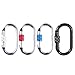 Oval Screw Gate Locking Carabiner Spring Keychains Clip Hook Buckle for Riggings Rope Hammocks Easy to Use