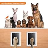 2 pcs Fußabdruck Baby Nabance Pfotenabdruck set Hund Katze mit 4 Karten Baby Fussabdruck set Baby Handabdruck Abdrücke Hundenasenabdruck Hundegeburtstag Geschenk für Hundebesitzer