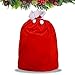 Produktbild Geschenksack für Weihnachten, Weihnachtsmann Sack, 70 x 100cm Nikolausbeutel zum Befüllen, Christmas Sack für Weihnachten Zubehör, Motto Party, Weihnachten