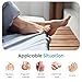 Promifun Cuttable Toe Tubes Sleeves - Foam Toe Protectors for Corns, Calluses, Blisters - Fabric & Breathable Gel Lining Toe Sleeve Protectors Relief Pressure Pain - 3 Count, White