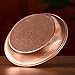 PRETYZOOM Copper Bowl Hammered Pattern Decorative Bowl Unbreakable Copper Serving Plate for Fruit 3.9 Inch Diameter