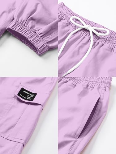 Image of SANGTREE Girls & Womens Drawstring Cargo Jogger Pants,3 Years - Women 3XL