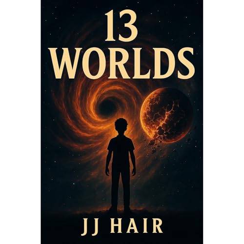 13 Worlds Audiolibro Por J. J. Hair arte de portada