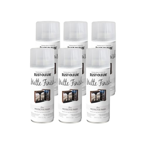 Rust-Oleum 267028 Specialty Matte Finish Spray, 11 oz, Clear, 6 Pack