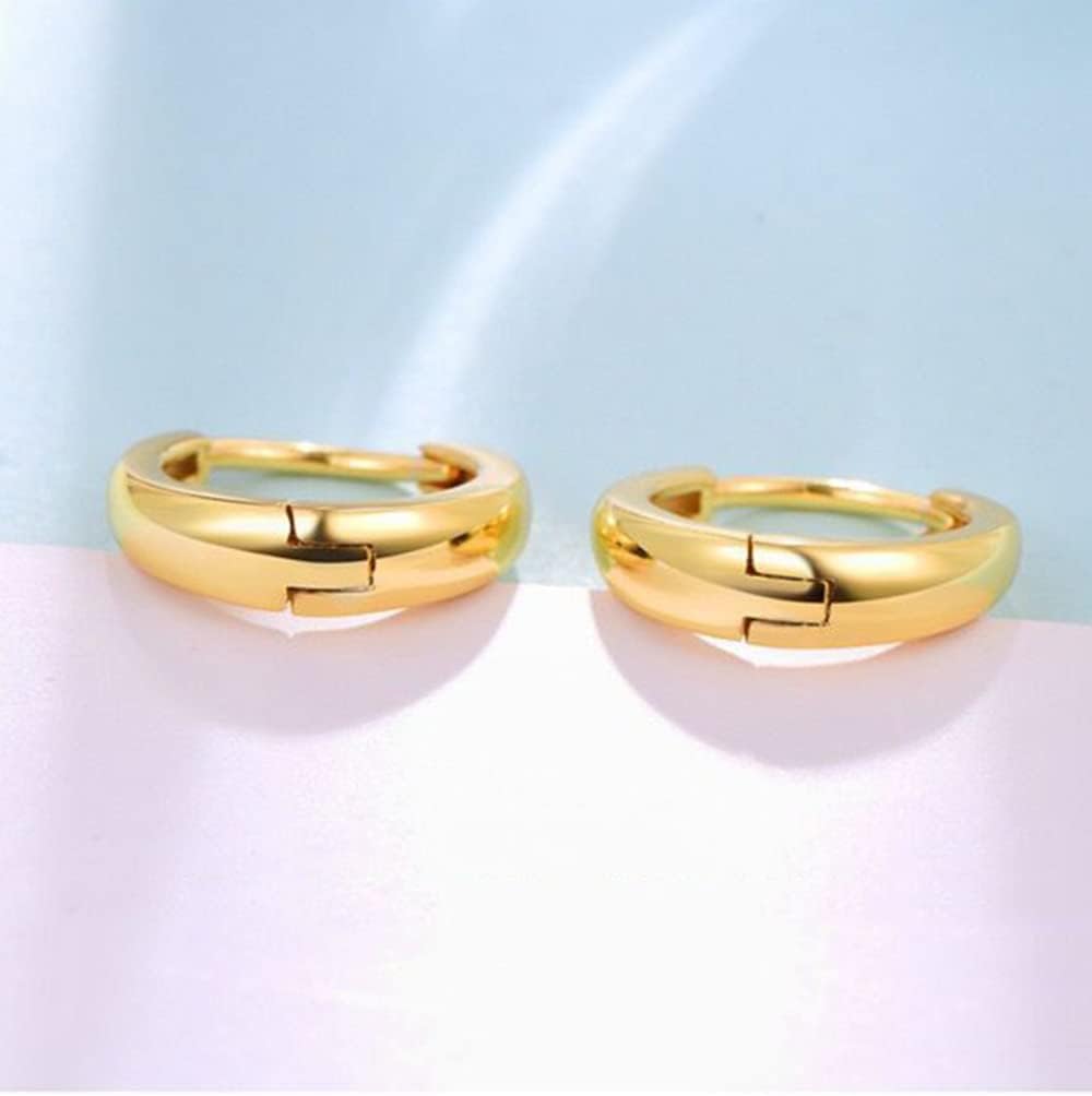 Tiny Small Sleeper Hoop Earrings for Women Cartilage 925 Sterling Silver Tragus Cuff Hinged Huggie Mini Hoops 10mm 13mm 15mm Fashion Jewelry Gifts Hypoallergenic for Birthday - Image 6