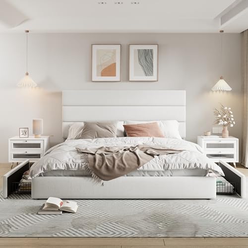 Opiniones de Base para Cama King Size Con Cajones disponible en línea. 21 Imagen adicional