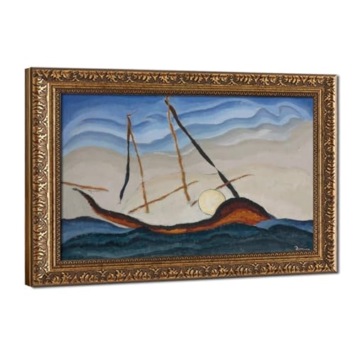 Toile moderne américaine Arthur Dove bateau décoration murale bureau 30x45