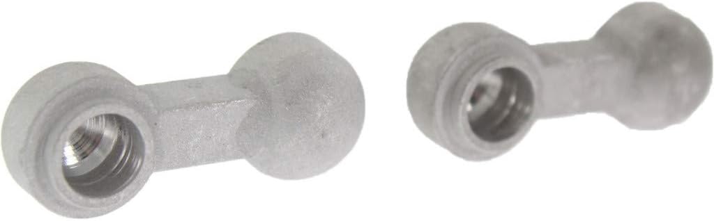 For Audi A-6 / A-8 Quattro Intake Manifold Arm Linkage 2000-2006 | Set of 2 | Short arm 1 in. | 077198327A