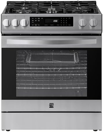 Kenmore 5.6 cu. ft. Front Control Gas Range Oven with 5 Cooktop B...