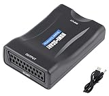【ALTA RESOLUCIÓN】El adaptador HDMI a SCART admite resoluciones de hasta 1080p(50Hz/60Hz), 1080i(50Hz/60Hz), 720p(50Hz/60Hz), 576P(50Hz), 480p(60Hz) 480i (60 Hz).