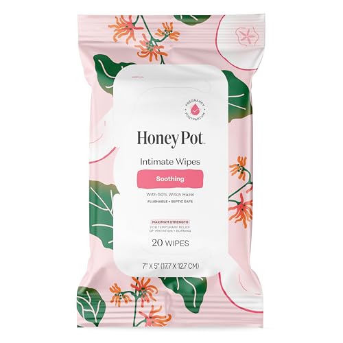 The Honey Pot Company - Feminine Wipes - Soothing Witch Hazel – Postpartum