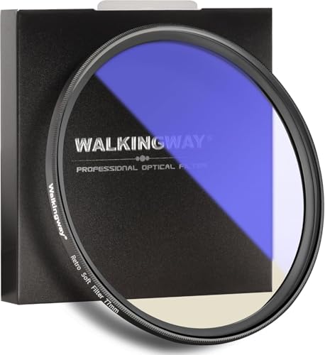 Image of WalkingWay 95mm Retro Soft Filter Vintage Pro-Mist Warm Diffusion Lens Filter Film Camera Effect for Portrait Architecture Landscapes