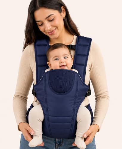 Image of Velvet Baby Sling Carrier,Toddler Carrier New Baby Carrier Newborn to Toddler,Portable Lightweight Non-Slip Hip Seat Carrier 0-3 Year (Navy-Carrier)