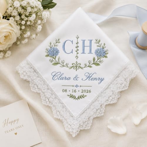 Personalized Wedding Handkerchief
