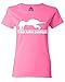 Shop4Ever® T-Rex Hates Pushups Women's T-Shirt Gym Workout Shirts