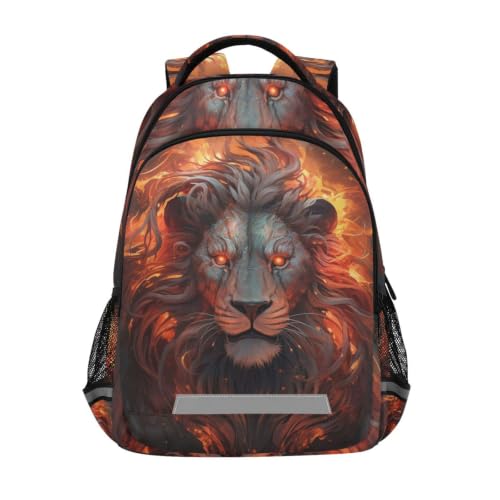 Sac à dos ecole lion cool tiré pour soulager le dos de l'enfant et de l'étudiant