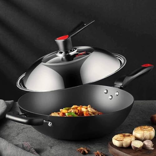 Wok de Hierro Fundido Antióxido 34 cm miniatura 5