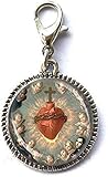 Our Lord Sacred Heart w Saints and Cheruns - Catholic Medal Religious Christian Jewelry Friend Gift...