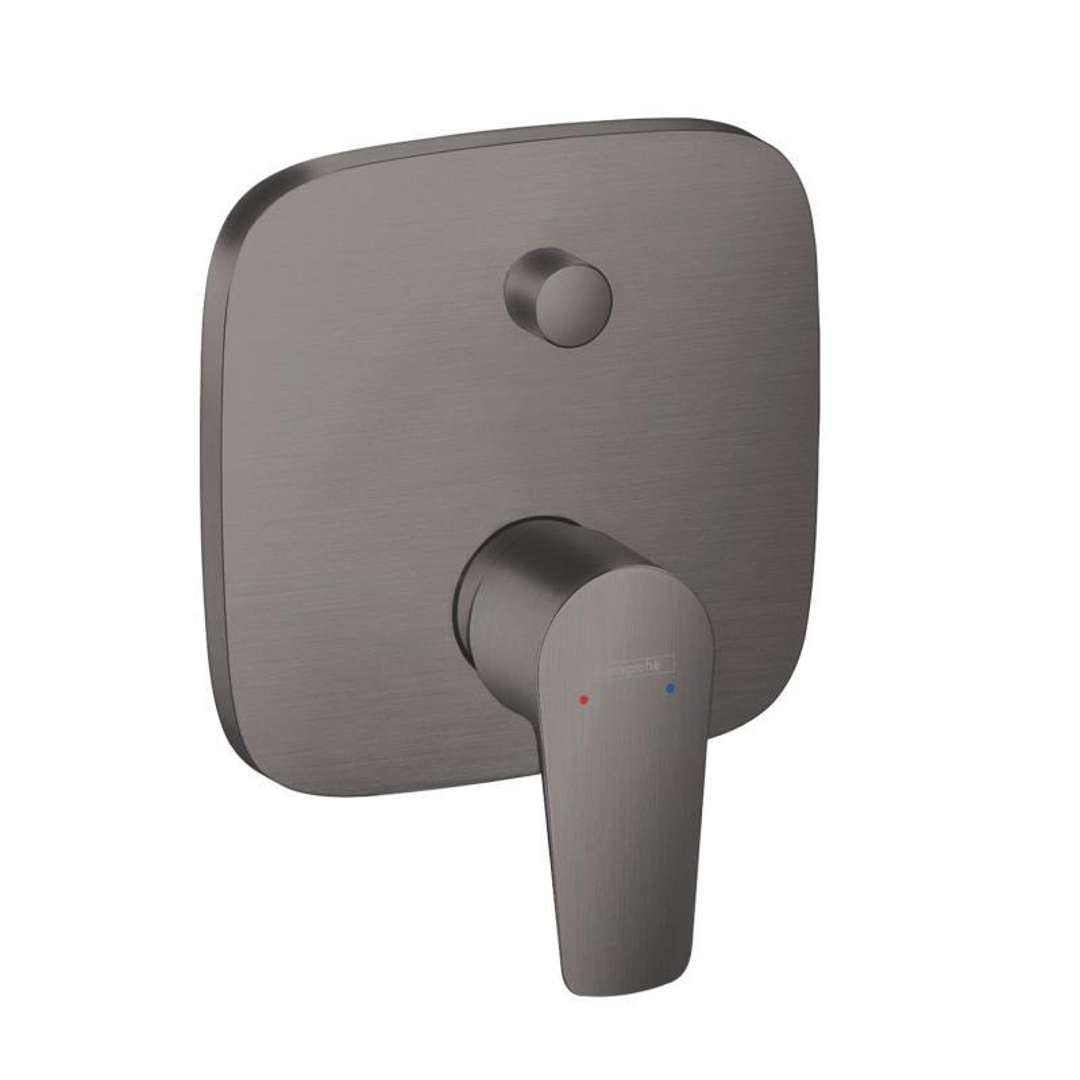 hansgrohe Talis E - Grifo monomando para bañera (cromado), color negro