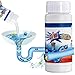 Produktbild Einsgut Pipe Dredging 110G Waschbecken Toilettenablauf Bubble Bombs Puderreiniger Starker Toilettenreiniger Reiniger Bleichmittel Weiß