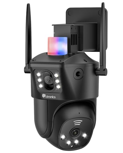 Ctronics 防犯カメラ 屋外 5GWi-Fi対応 CTIPC-720C Amazon.co.jp: 【二台カメラのコンビ】Ctronics 防犯カメラ 屋外 5GWi