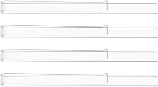 2 Pairs Acrylic Music Sheet Clips for Reading on Stands