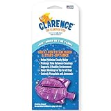 Tank Pals: Clarence the Clarifier Fish - 1 pk, Purple - Aquarium Treatment, Clear Cloudy Fresh-Saltwater, Fish-Plant Safe, 10gal Tank Maintenance Each