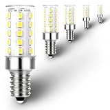 Ziomitus Dimmable E12 C7 5000k Daylight White Candelabra Led Light Bulbs 4W, E12 Kx-2000 25W-40W Halogen Equivalent, T6 Small Base 120V E12 Led Bulbs for Ceiling Fan Light Salt Lamp,450 lm(5Pack)