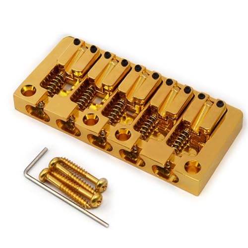 Basse à 5 cordes traversantes avec un chevalet fixe or de 16,5mm