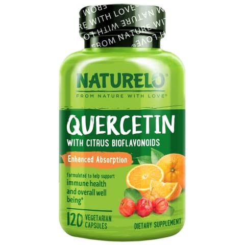 NATURELO Quercetin 500mg Capsules Cover