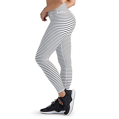 Glyder High Power Legging Ii - Women's White/Black Stripe Small #TOP25