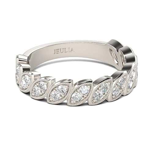 Bague en Argent 925 de fiançailles large sertie de zircone cubique éclatante