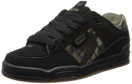 Image of Globe Mens Fusion Skate Shoes, Black /Camo, 5 M US