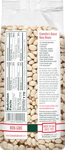 image for Camellia Brand Dried Navy (Pea) Beans – Premium White Beans for Sout