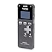 Digital Voice Recorder Built-in 8GB Voice Recorder with USB,Grey Color OLED Stereo Audio Recorder Dictaphone Sound Recording Device with Microphone MP3 Player for Lectures Meetings Interviews