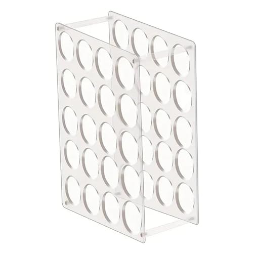 Dickly Estante de Almacenamiento de Vinilo, Soporte para Rollos de Vinilo, Organizador de Rollos de Vinilo Transparente portátil de acrílico, Organizador de